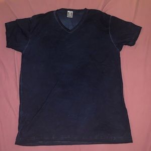 Large navy unsex tee
